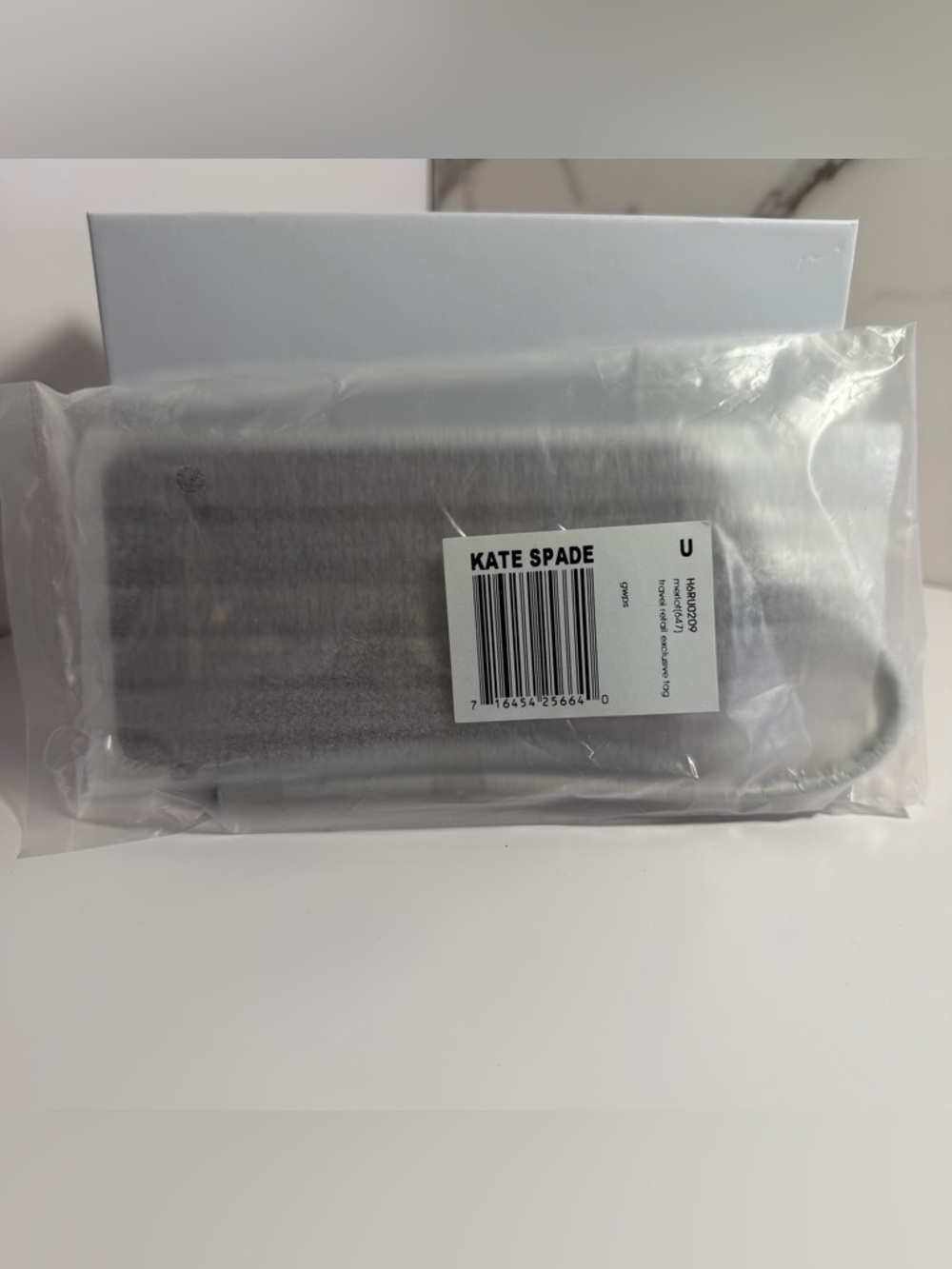 NWT Kate Spade “off we go” Merlot Leather Luggage Tag sealed original packaging - Picture 4 of 7